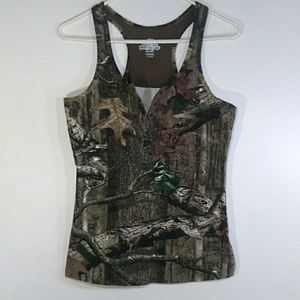 Mossy Oak Break-Up Camo Ladies Size Medium Tank